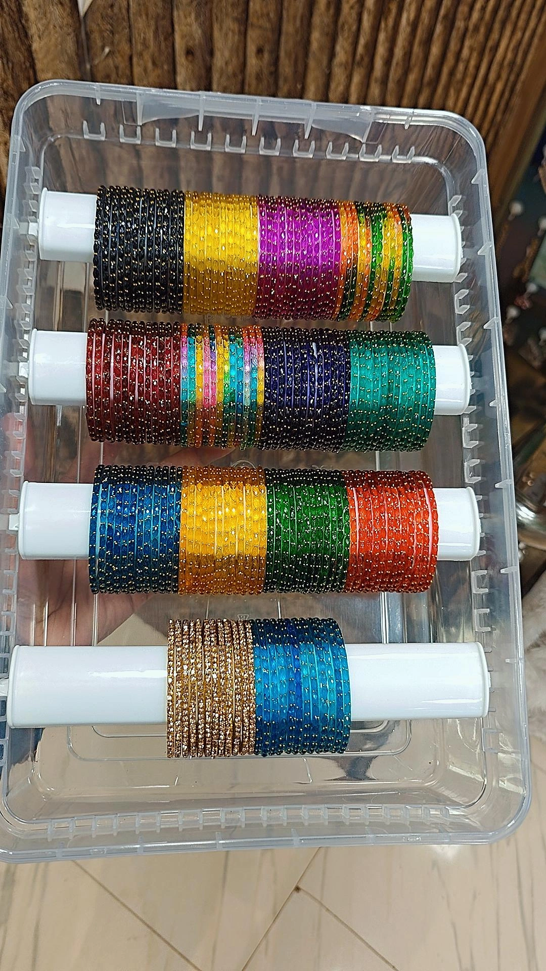 14 Colours Gold Drop Bangles*