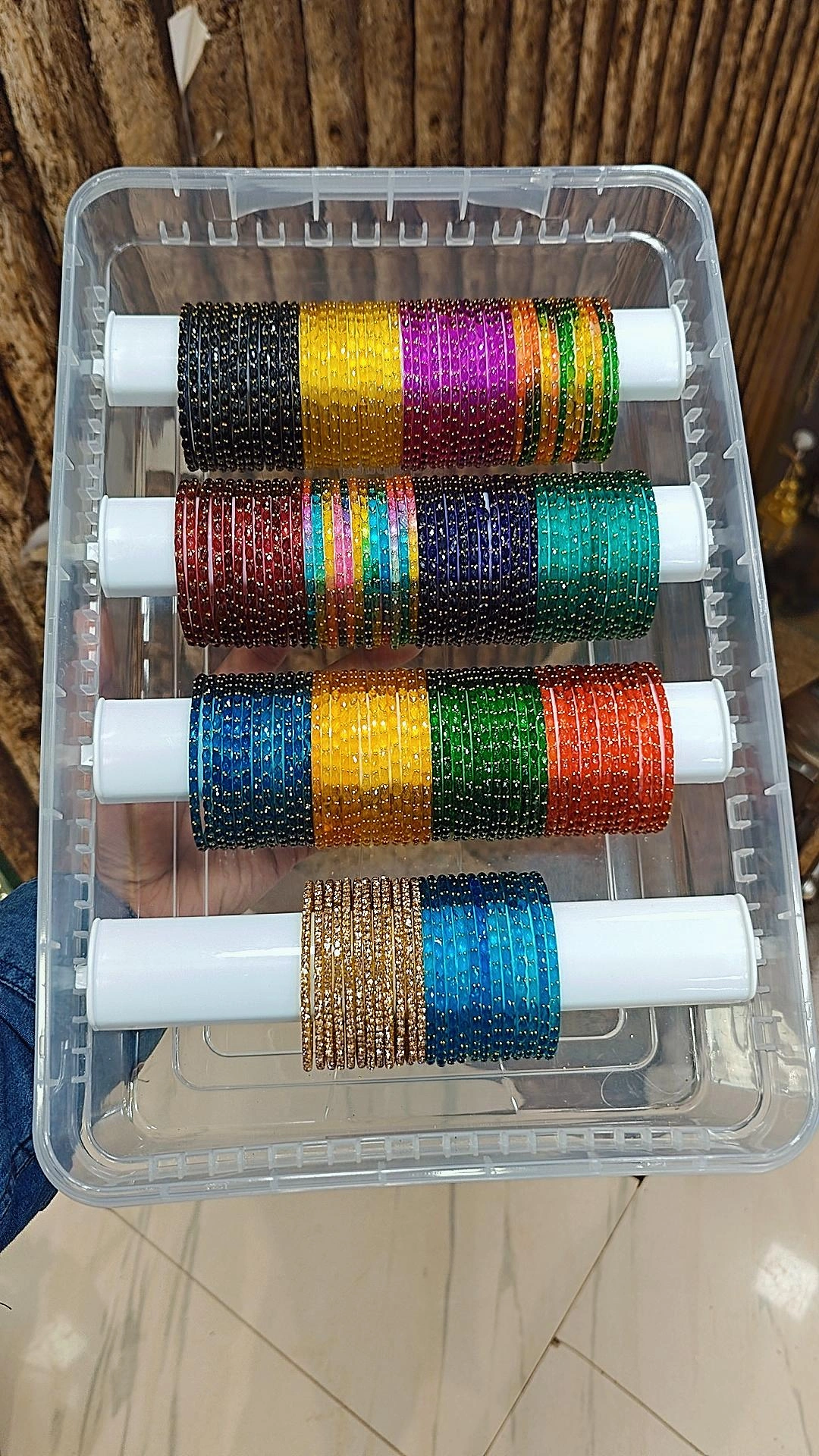 14 Colours Gold Drop Bangles*