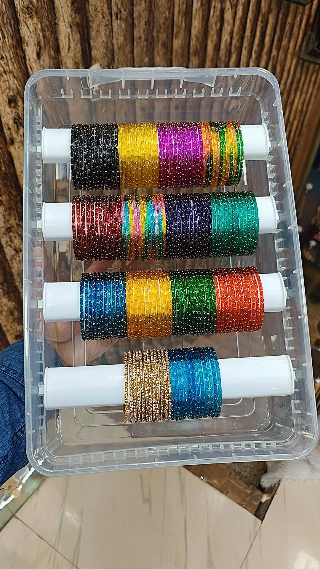 14 Colours Gold Drop Bangles*