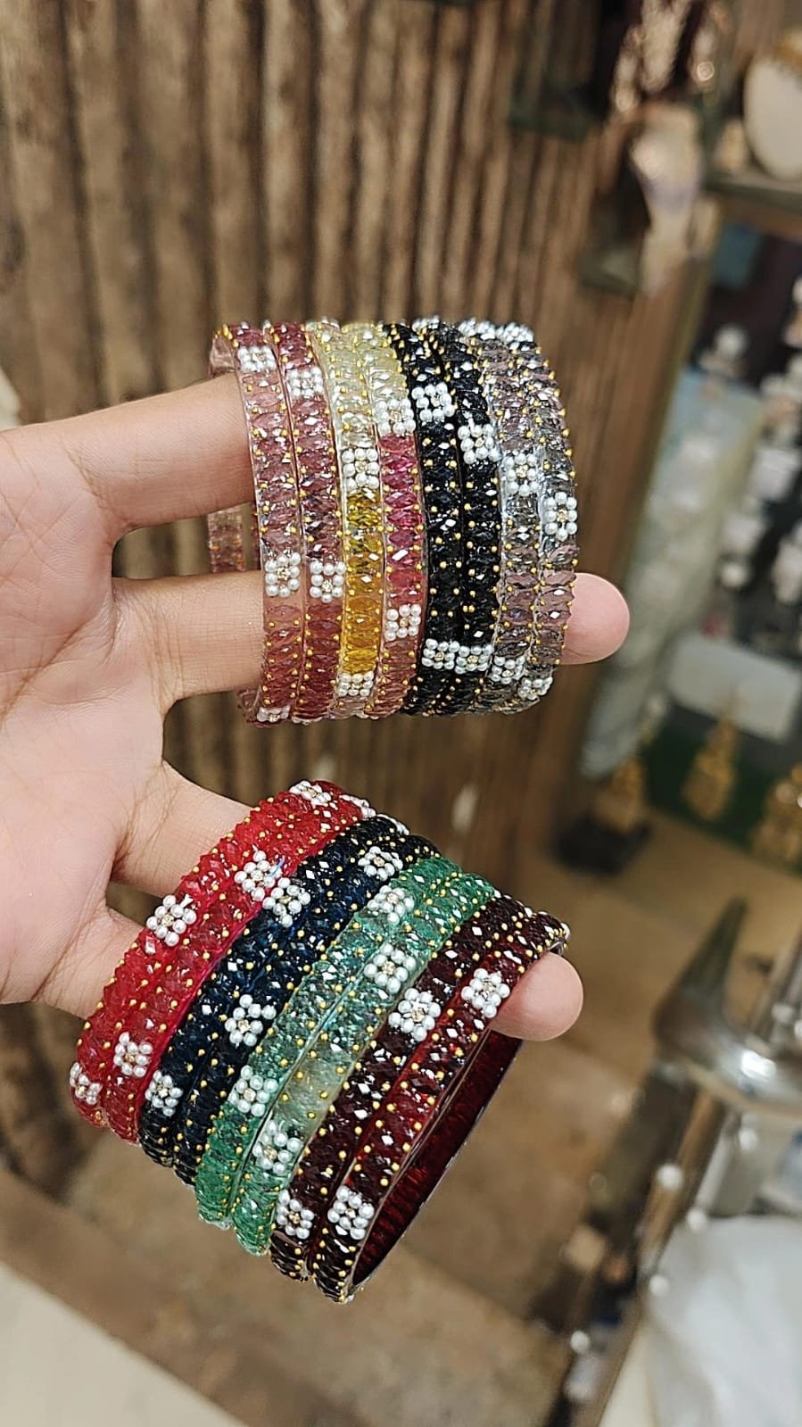 Arab Glass Multi Bangles