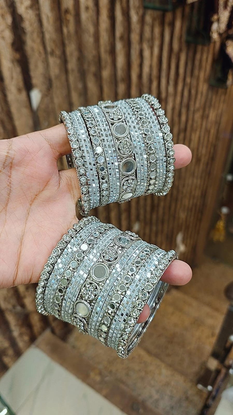 ✨ SILVER MIRROR STONE SET ✨