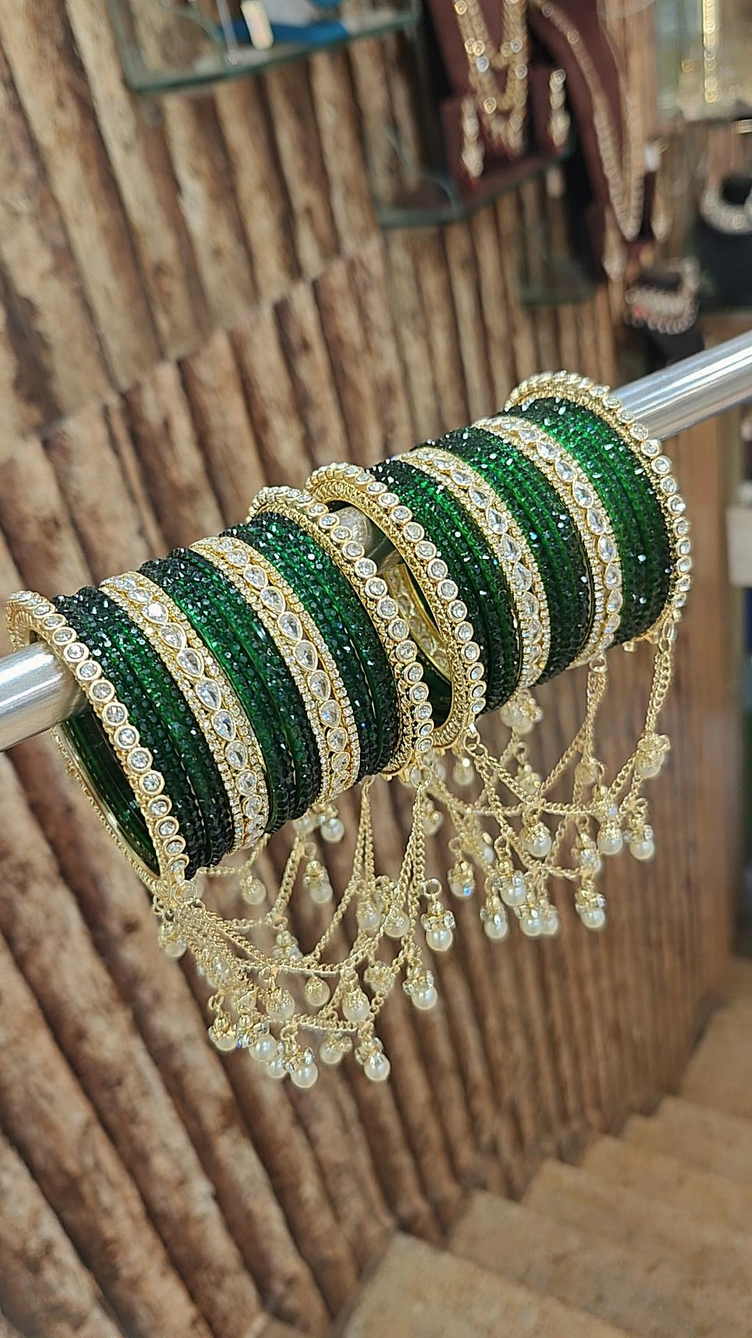 SAVAN GREEN JHUMRI SET